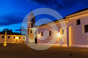 Carmen church in Villa de Leyva