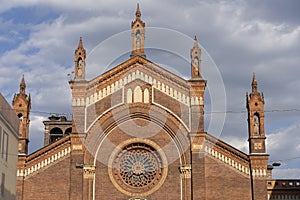 Carmine church in Milan, Italy