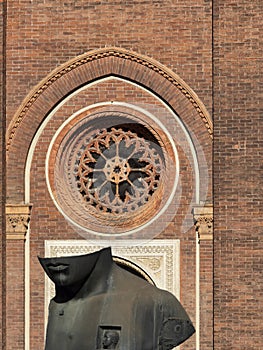 Carmine church in Milan, Italy