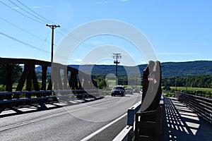 Carmine Liberta Memorial Bridge in New Paltz, New York