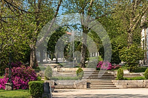 Carmo s Garden in Guimaraes, Portugal. Unesco World Heritage Site photo