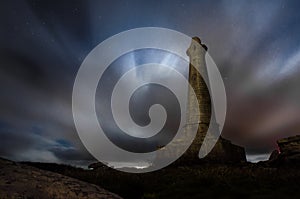 Carn Brea`s Basset monument