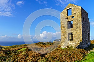 Carn Galver Engine House, in Cornwall