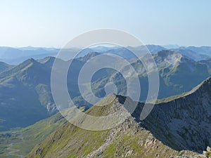 The Carn Mor Dearg arete and the Ring of Steall, Lochaber, Scotland