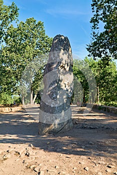 Carnac Brittany France. Geant du Manio. The neolithic menhir standing stones