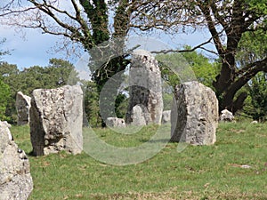 Carnac megalith alignments photo