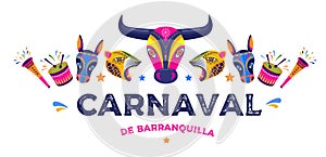 Carnaval De Barranquilla Illustration  photo