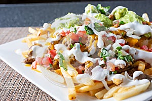 Carne asada fries