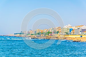 Carneiro and dos ingleses beaches near Porto, Portugal photo