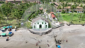 Carneiros Church At Carneiros Beach In Pernambuco Brazil.