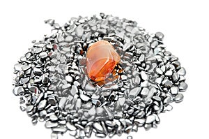 Carnelian mineral