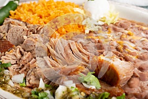 carnitas plate