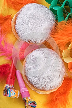 Carnival Berliner Doughnut Donuts