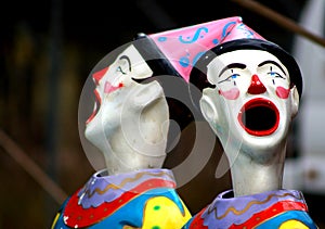 Carnival clowns photo