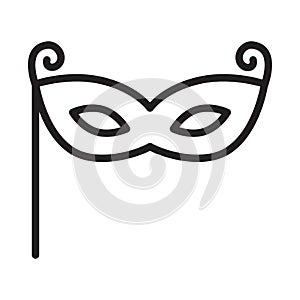 Carnival, costume, eyes, mask fully editable vector icons