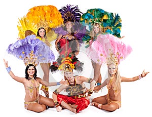 Carnival dancers