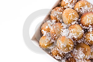 Carnival fritters or buÃÂ±uelos de viento for holy week photo
