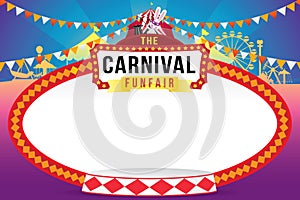 The carnival funfair and magic show