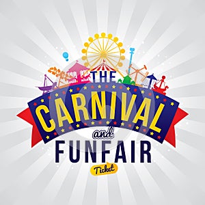 The carnival funfair photo