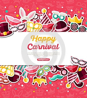 Carnival Horizontal White Frame