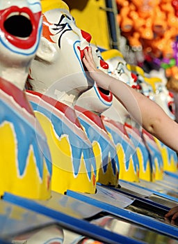 Carnival Laughing Clowns game