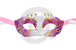 Carnival Mask Isolated On White Background