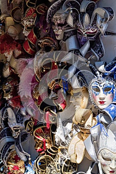 Carnival masks venice Italy photo