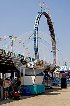 Carnival midway photo