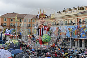 Carnival of Nice in French Riviera