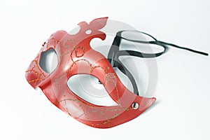Carnival red mask photo