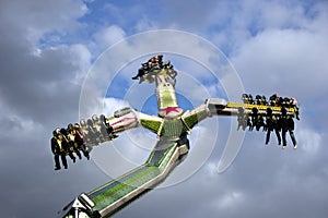 Carnival ride on the move