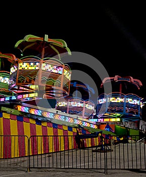 Carnival Ride At Night