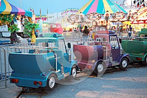 Carnival Rides at Twilight