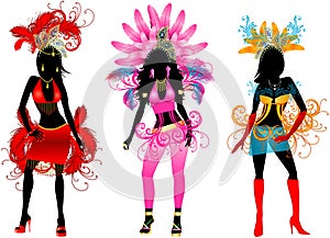 Carnival silhouettes 3