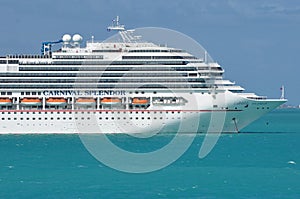 Carnival Splendor cruise ship at sea