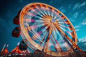 Carnival thrill Spinning wheel brings an aura of excitement