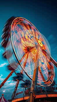 Carnival thrill Spinning wheel brings an aura of excitement