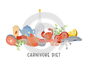 Carnivore Diet - Vector