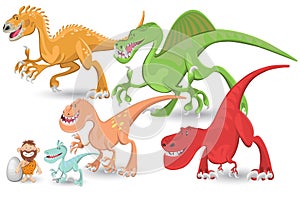 Carnivorous Dinosaurs Collection Set