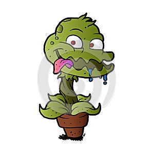 Carnivorous plant cartoon