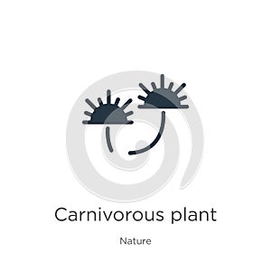 Carnivorous plant icon vector. Trendy flat carnivorous plant icon from nature collection isolated on white background. Vector