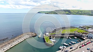 Carnlough bay Glencloy in Co. Antrim Northern Ireland