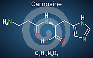 Carnosine dipeptide molecule. It is anticonvulsant, antioxidant, antineoplastic agent, human metabolite. Structural chemical