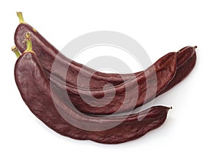 Carob pod isolated