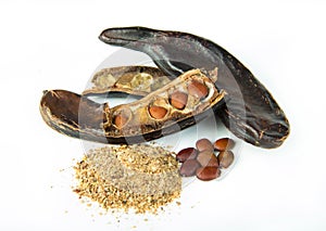 Carob pods