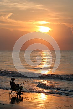 Carolina Beach Fisherman