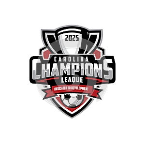 Carolina Champions Leaque Soccer Football Logo Design Vector Isolated photo