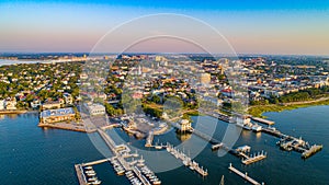 Carolina Yacht Club Aerial in Charleston, South Carolina, USA