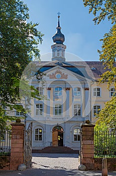 The Carolinum, the main administration building of The Ruprecht-Karls-University, Heidelberg. Baden Wuerttemberg, Germany, Europe photo