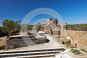 The Carouche Tower of the Mertola Castle. Mertola. Portugal